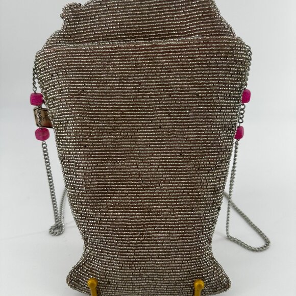 Mary Frances Shake It Up Beaded Crossbody Milkshake Bag - Picture 3 of 6